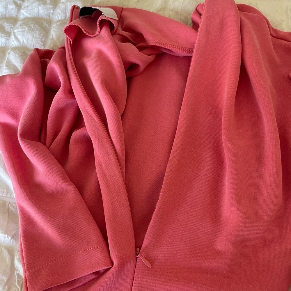 Acler Fulham Coral Ruched Bodycon Dress - Picture 10 of 10